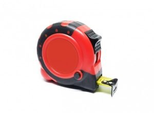 Series A1 - 12ft Steel Tape Measure (Red)